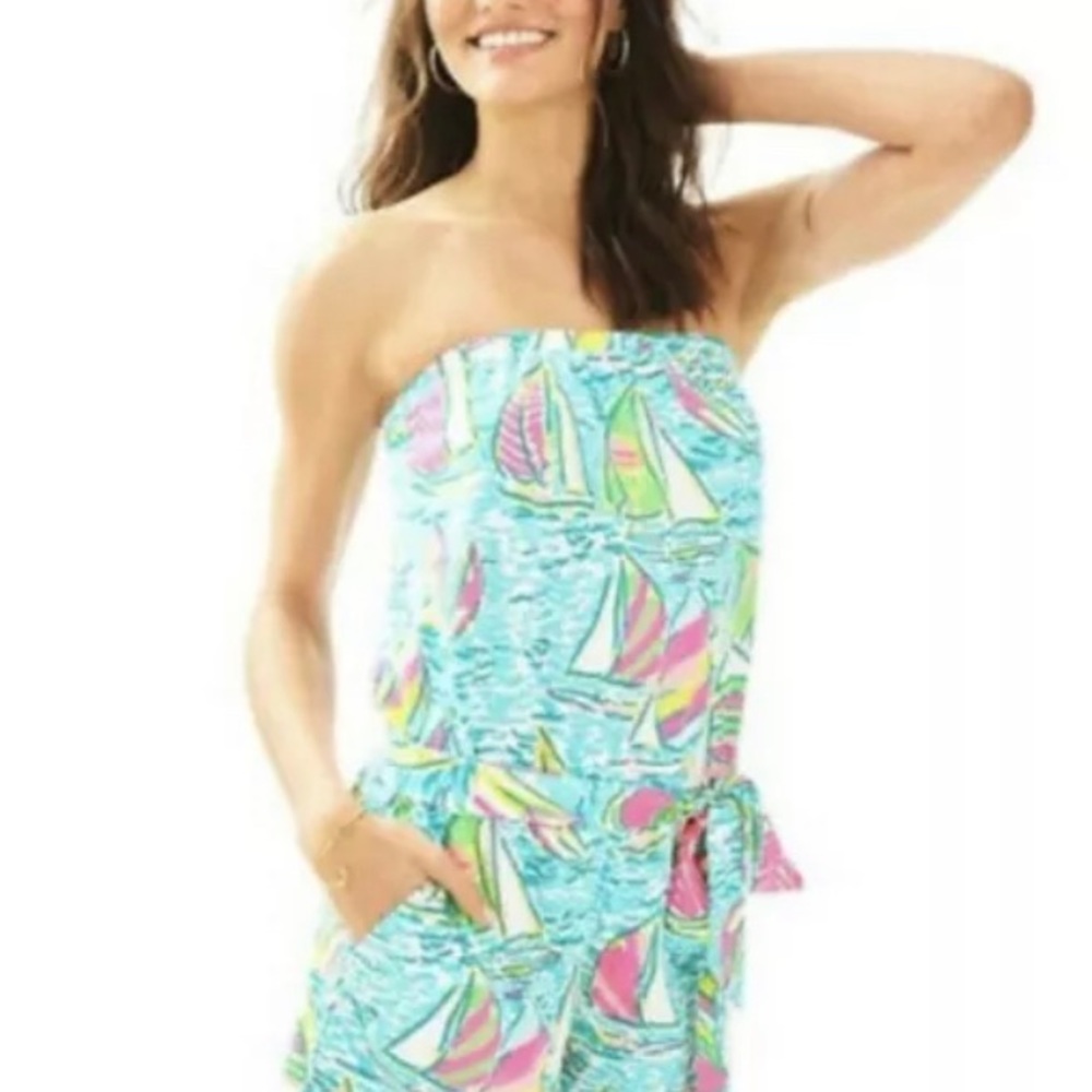 S Lilly Pulitzer Sleeveless Romper